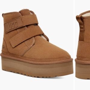 UGG Neumel Platform Boot - Chestnut. Worn once! Perfect condition.